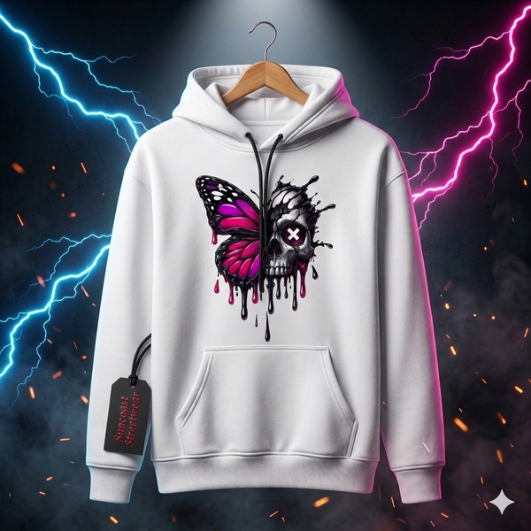 The Drip Butterfly Hoodie | Premium Graphic Streetwear