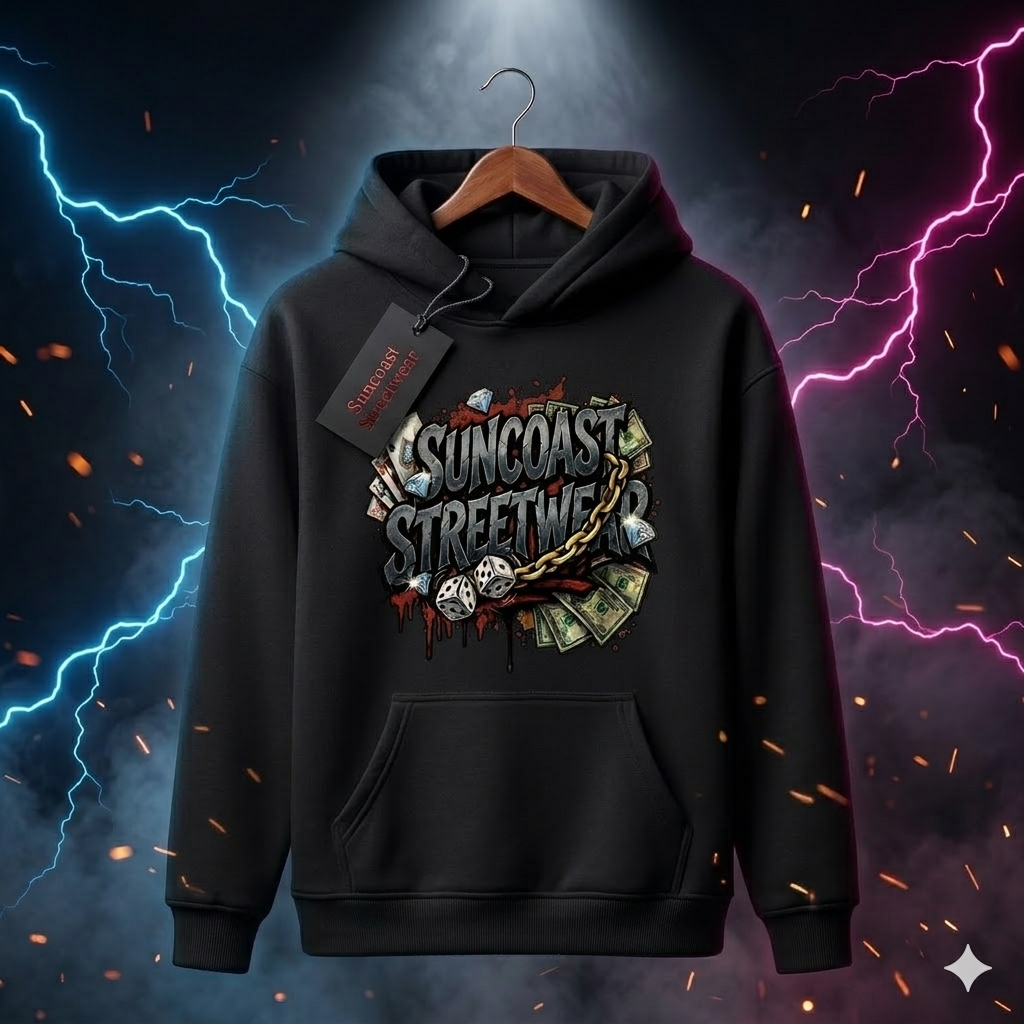 Suncoast Streetwear Premium Heavyweight Hoodie - High Roller Edition