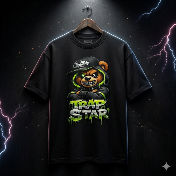 SUNCOAST "TRAP STAR" ULTRA-HEAVYWEIGHT TEE - THE GRITTY GRIZZLEY COLLECTION