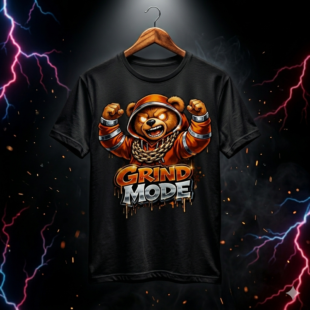 The "Grind Mode" Heavyweight Hustle Tee