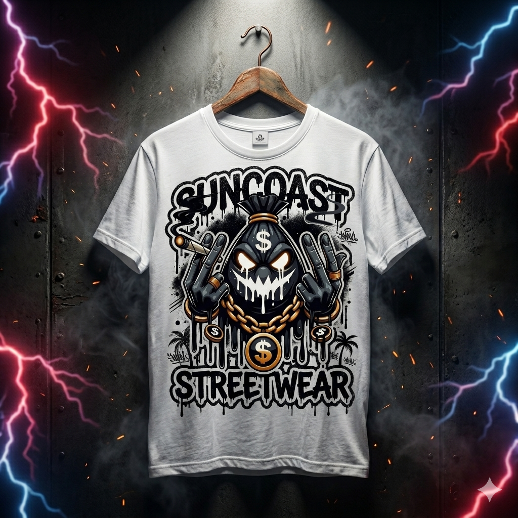 Suncoast "The Bag SZN" Heavyweight Streetwear Tee