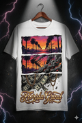 The "Florida Grind" Street Hustler Sunset Tee