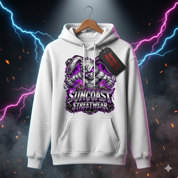 Suncoast Streetwear “Savage Bunny Voltage” Hoodie
