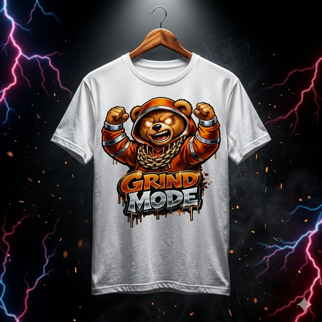 The "Grind Mode" Heavyweight Hustle Tee