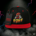 "F-CAW-F" Roosta Edition Snapback – Suncoast Streetwear (Black & Crimson)