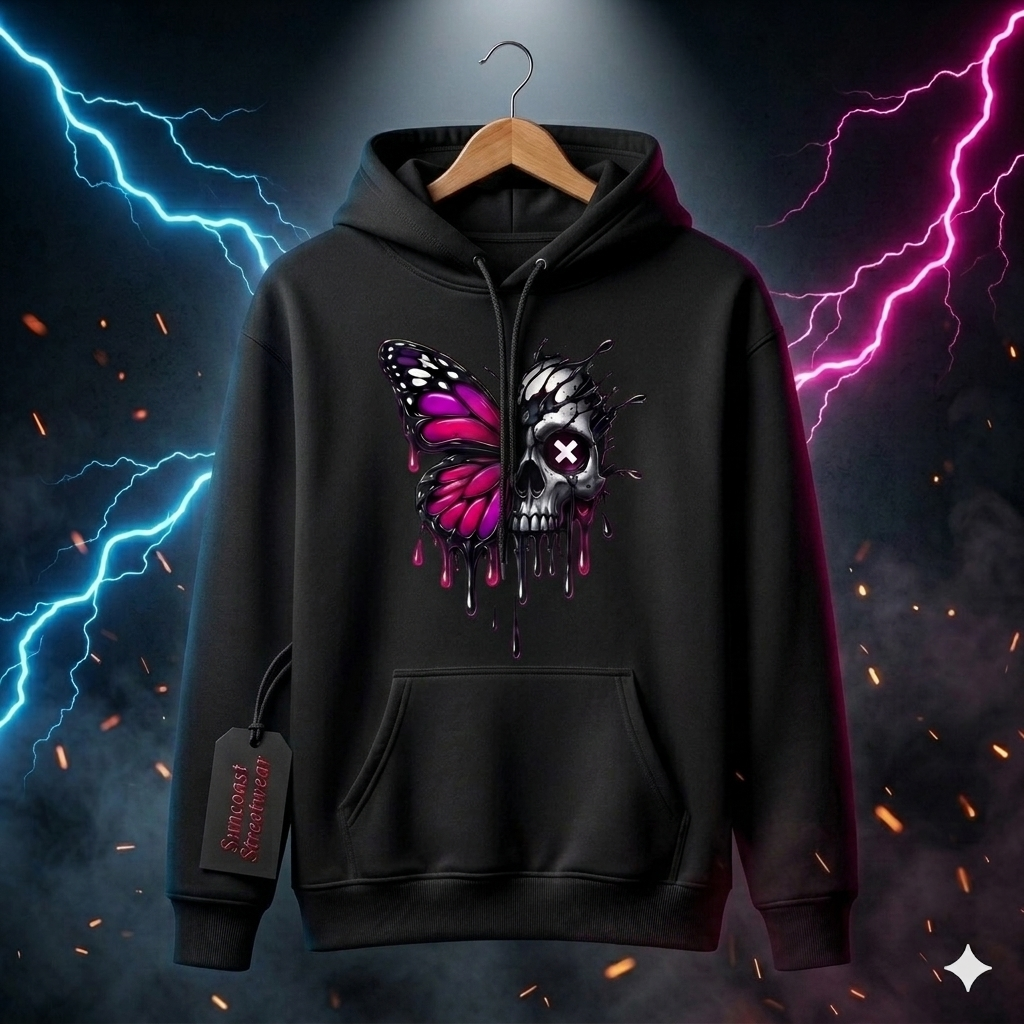 The Drip Butterfly Hoodie | Premium Graphic Streetwear