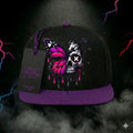 "VIVID DECAY" Butterfly Skull Snapback – Suncoast Streetwear (Deep Purple/Magenta)