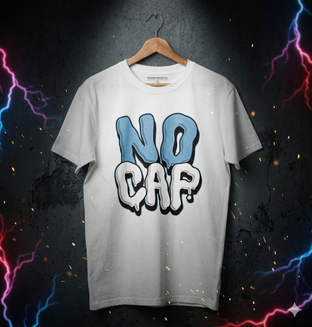 "Pure Truth" – No Cap Drip Graphic Tee